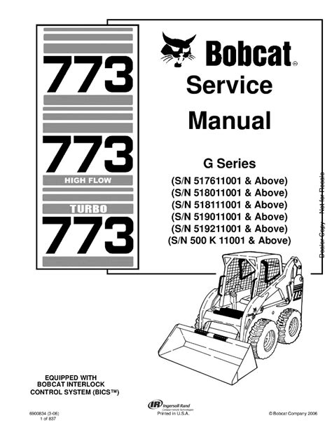 bobcat 773 skid steer loader specs|bobcat 773 manual.